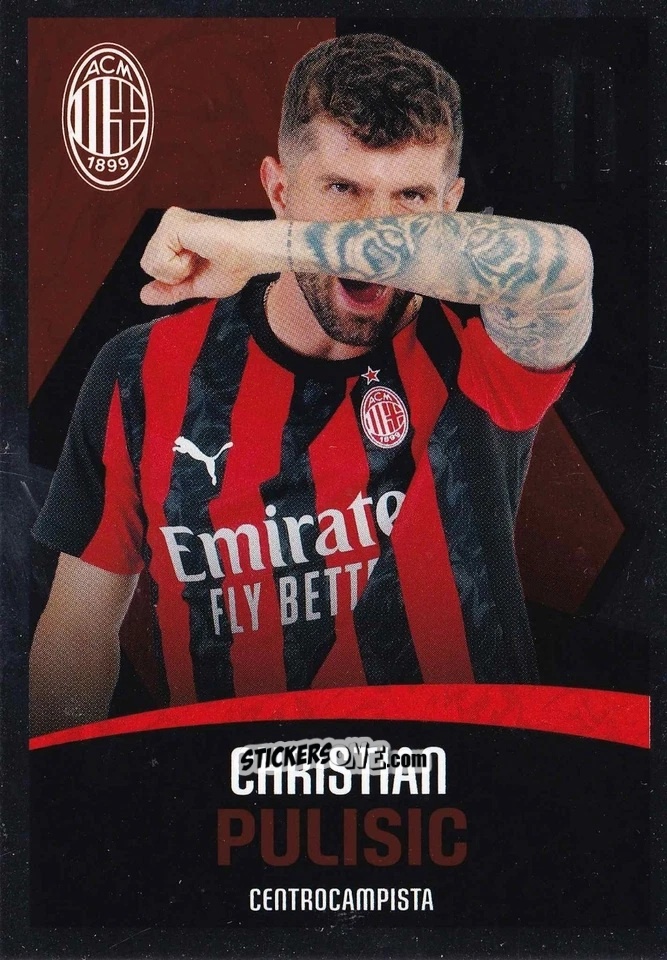 Cromo Christian Pulisic - A.C. Milan 2025-2026
 n. M15 - Euro Publishing