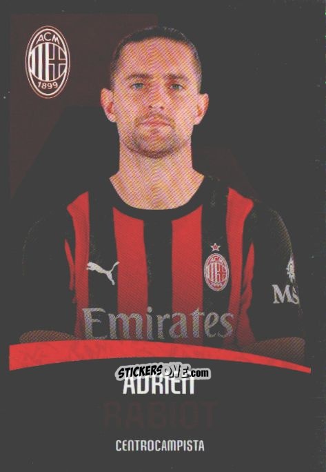 Figurina Adrien Rabiot - A.C. Milan 2025-2026
 n. M16 - Euro Publishing