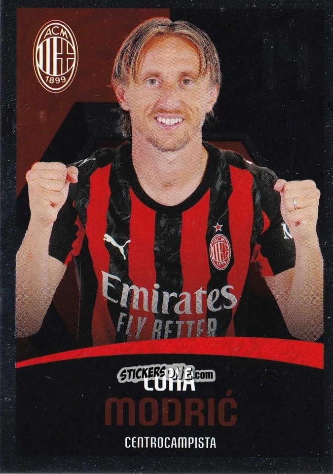 Figurina Luka Modric - A.C. Milan 2025-2026
 n. M17 - Euro Publishing