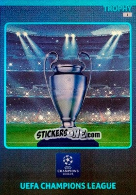 Sticker UEFA Champions League Trophy - UEFA Champions League 2014-2015. Adrenalyn XL - Panini