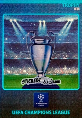 Sticker UEFA Champions League Trophy - UEFA Champions League 2014-2015. Adrenalyn XL n. 1 - Panini