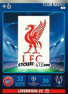 Figurina Team Logo - UEFA Champions League 2014-2015. Adrenalyn XL - Panini