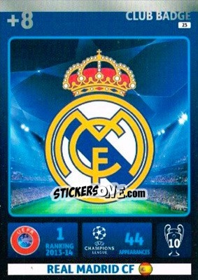 Sticker Team Logo - UEFA Champions League 2014-2015. Adrenalyn XL n. 23 - Panini
