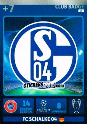 Cromo Team Logo - UEFA Champions League 2014-2015. Adrenalyn XL - Panini