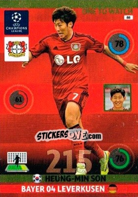 Figurina Heung-Min Son - UEFA Champions League 2014-2015. Adrenalyn XL - Panini