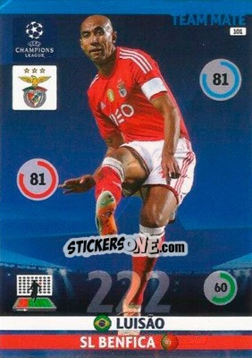 Figurina Luisão - UEFA Champions League 2014-2015. Adrenalyn XL - Panini