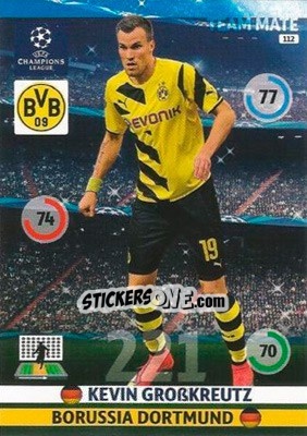 Sticker Kevin Großkreutz - UEFA Champions League 2014-2015. Adrenalyn XL n. 112 - Panini