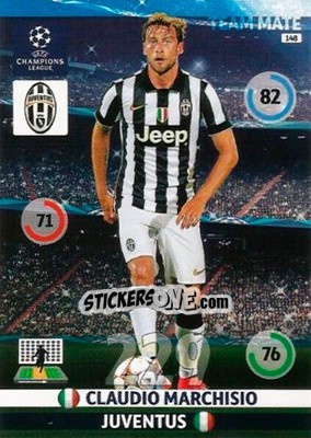 Sticker Claudio Marchisio - UEFA Champions League 2014-2015. Adrenalyn XL - Panini