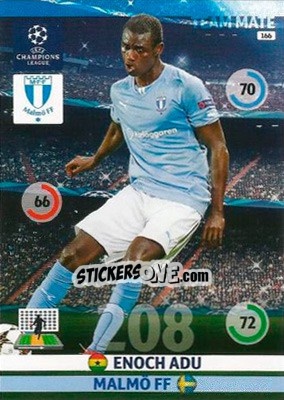 Sticker Enoch Adu - UEFA Champions League 2014-2015. Adrenalyn XL n. 166 - Panini