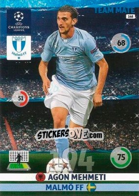 Cromo Agon Mehmeti - UEFA Champions League 2014-2015. Adrenalyn XL n. 168 - Panini