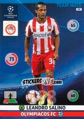 Sticker Leandro Salino - UEFA Champions League 2014-2015. Adrenalyn XL n. 192 - Panini