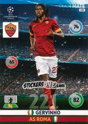 Sticker Gervinho - UEFA Champions League 2014-2015. Adrenalyn XL - Panini