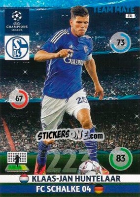 Sticker Klaas-Jan Huntelaar - UEFA Champions League 2014-2015. Adrenalyn XL n. 231 - Panini