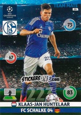 Cromo Klaas-Jan Huntelaar - UEFA Champions League 2014-2015. Adrenalyn XL - Panini