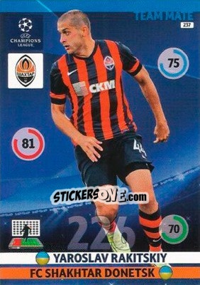 Sticker Yaroslav Rakitskiy - UEFA Champions League 2014-2015. Adrenalyn XL n. 237 - Panini