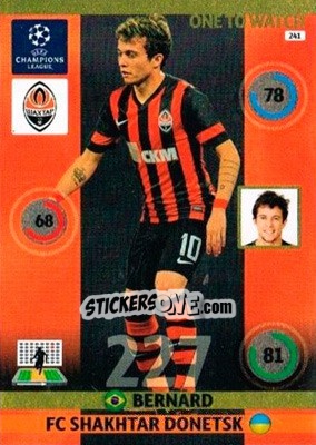 Sticker Bernard - UEFA Champions League 2014-2015. Adrenalyn XL n. 241 - Panini