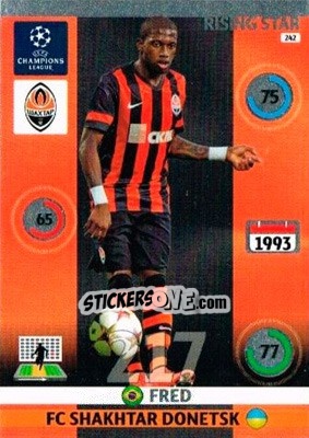 Sticker Fred - UEFA Champions League 2014-2015. Adrenalyn XL n. 242 - Panini