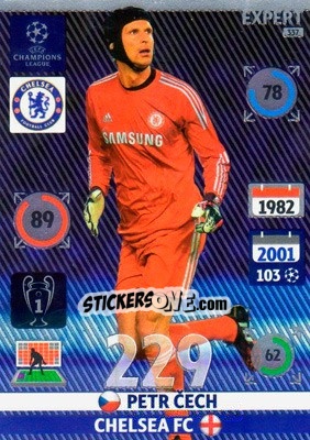 Sticker Petr Cech - UEFA Champions League 2014-2015. Adrenalyn XL - Panini