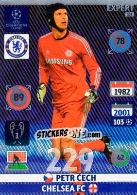 Sticker Petr Cech - UEFA Champions League 2014-2015. Adrenalyn XL n. 337 - Panini