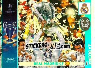 Sticker 2014 Winners - UEFA Champions League 2014-2015. Adrenalyn XL - Panini