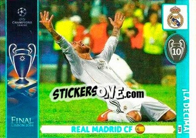 Sticker 2014 Winners - UEFA Champions League 2014-2015. Adrenalyn XL - Panini