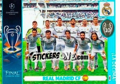 Sticker 2014 Winners - UEFA Champions League 2014-2015. Adrenalyn XL n. 360 - Panini