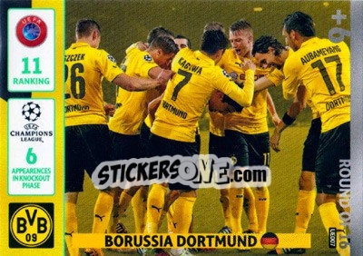 Sticker Borussia Dortmund - UEFA Champions League 2014-2015. Adrenalyn XL n. UE007 - Panini