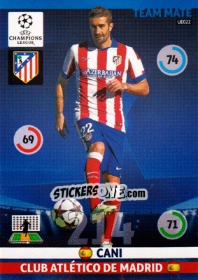 Sticker Cani - UEFA Champions League 2014-2015. Adrenalyn XL n. UE022 - Panini