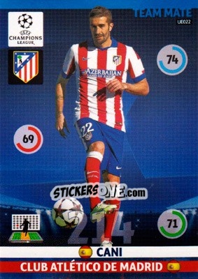 Sticker Cani - UEFA Champions League 2014-2015. Adrenalyn XL - Panini