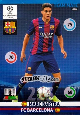 Sticker Marc Batra - UEFA Champions League 2014-2015. Adrenalyn XL n. UE026 - Panini