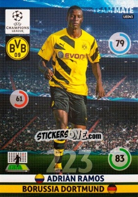 Sticker Adrian Ramos - UEFA Champions League 2014-2015. Adrenalyn XL n. UE043 - Panini