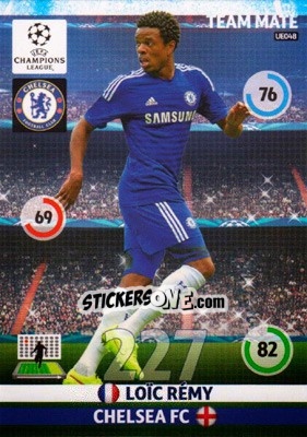 Sticker Loïc Rémy - UEFA Champions League 2014-2015. Adrenalyn XL n. UE048 - Panini