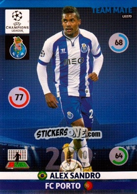 Sticker Alex Sandro - UEFA Champions League 2014-2015. Adrenalyn XL n. UE070 - Panini