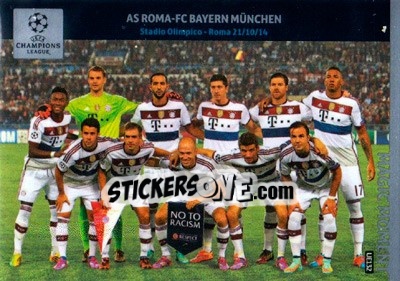 Sticker AS Roma - FC Bayern München - UEFA Champions League 2014-2015. Adrenalyn XL - Panini