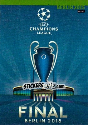 Cromo Final - Poster - UEFA Champions League 2014-2015. Adrenalyn XL - Panini