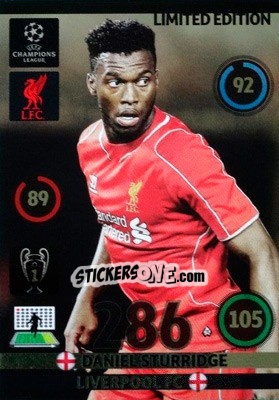 Sticker Daniel Sturridge - UEFA Champions League 2014-2015. Adrenalyn XL n. LE-DS - Panini