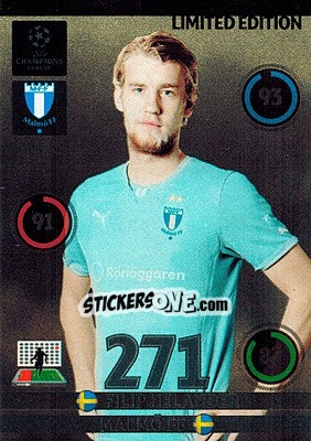 Sticker Filip Helander - UEFA Champions League 2014-2015. Adrenalyn XL - Panini