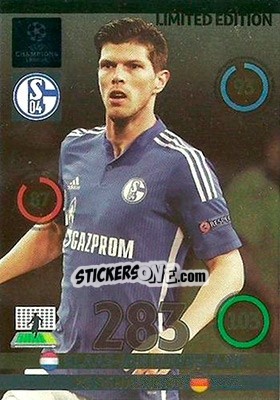 Sticker Klaas-Jan Huntelaar - UEFA Champions League 2014-2015. Adrenalyn XL n. LEU-KH - Panini