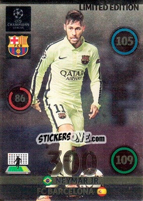 Sticker Neymar Jr. - UEFA Champions League 2014-2015. Adrenalyn XL n. LEU-NE - Panini