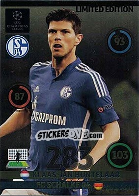 Sticker Klaas-Jan Huntelaar - UEFA Champions League 2014-2015. Adrenalyn XL - Panini