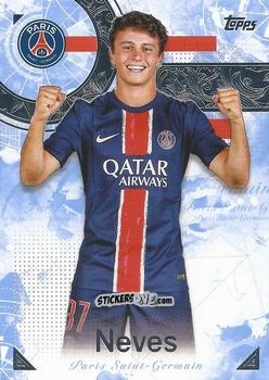 Sticker João Neves - Exhibition Paris Saint-Germain 2024-2025
 n. 10 - Topps