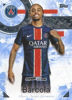 Cromo Bradley Barcola - Exhibition Paris Saint-Germain 2024-2025
 n. 24 - Topps