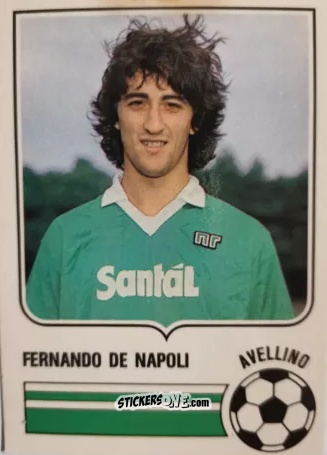 Sticker Francesco De Napoli - Forza Goal 1985-1986
 n. AVE14 - Perfetti