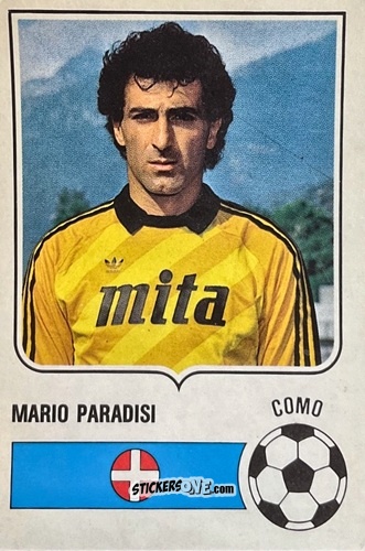 Sticker Mario Paradisi - Forza Goal 1985-1986
 n. COM2 - Perfetti
