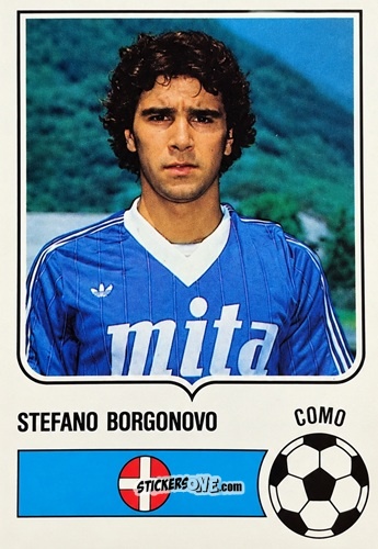 Figurina Stefano Borgonovo - Forza Goal 1985-1986
 n. COM9 - Perfetti