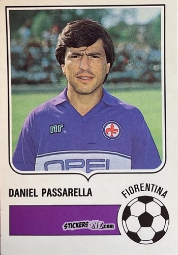 Sticker Daniel Passarella - Forza Goal 1985-1986
 n. FIO8 - Perfetti