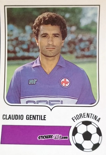 Cromo Claudio Gentile - Forza Goal 1985-1986
 n. FIO13 - Perfetti