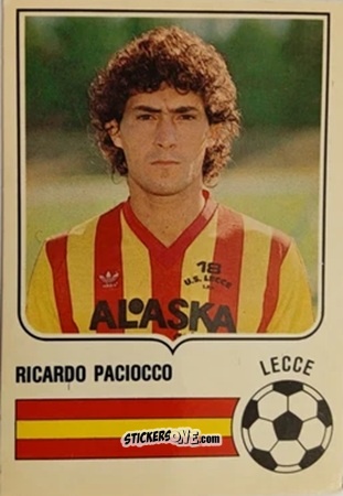 Cromo Riccardo Paciocco - Forza Goal 1985-1986
 n. LEC10 - Perfetti