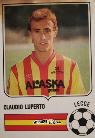 Figurina Claudio Luperto - Forza Goal 1985-1986
 n. LEC12 - Perfetti