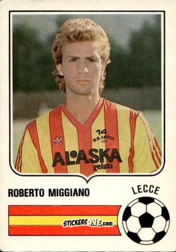Sticker Roberto Miggiano - Forza Goal 1985-1986
 n. LEC16 - Perfetti